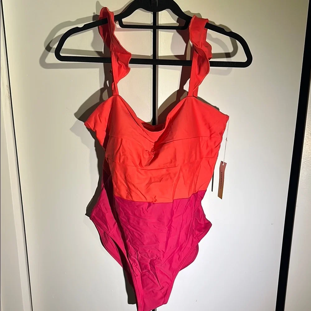 Summersalt The Ruffle Oasis Swimsuit - Summer Berry & Spritz - Picture 3 of 5